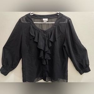 Jaclyn Smith Sheer Top